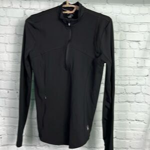 Spyder Quarter 1/2 Zip Mock Neck Pullover w/thumbholes EUC layer for winter